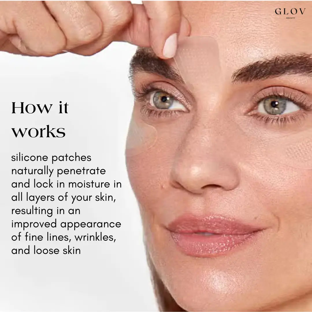 4 Glov Micro Infusion System Bundle + 12 Serums + 8 Needles + Glov Moisturizer Deep Hydration + Glov Anti-Wrinkle Silicone Patches Kit - Glov Beauty