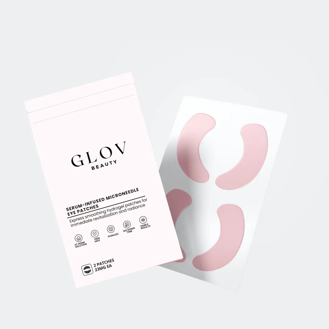 2 Glov Micro Infusion System + 6 Serums + 4 Needles + 16 Pairs Microneedle Eye Patches - Glov Beauty