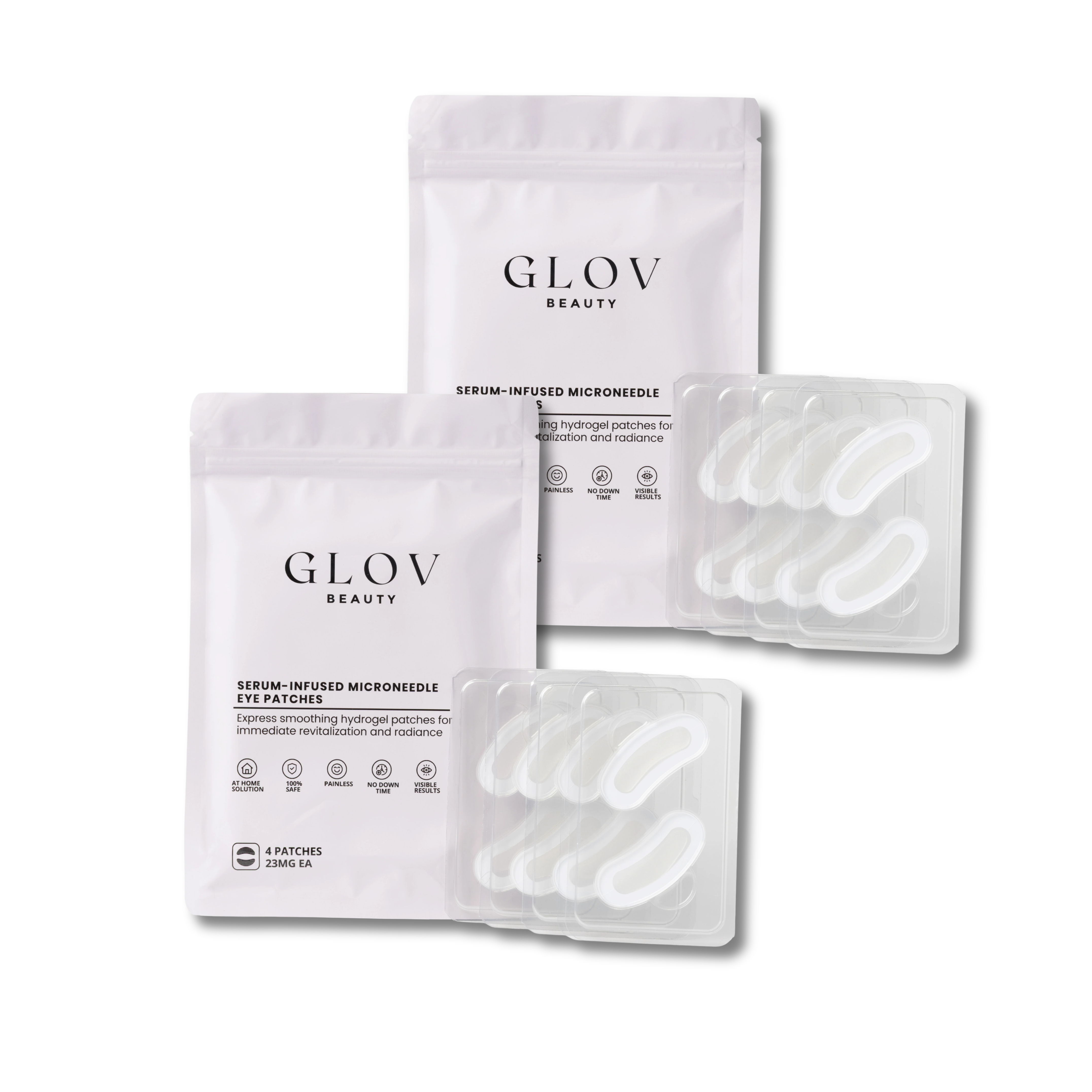 Glov Serum-Infused Microneedle Eye Patches BOGO
