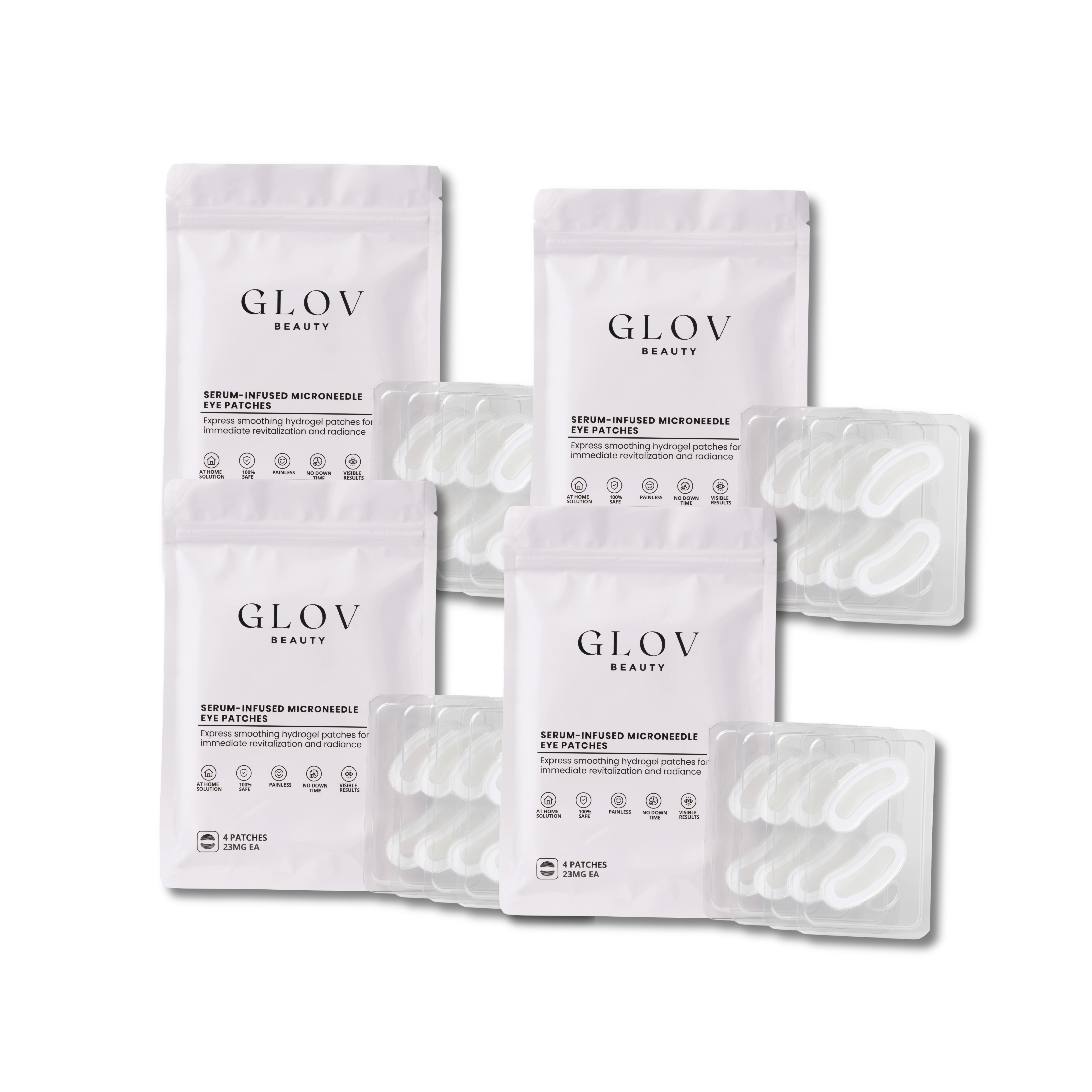 Glov Serum-Infused Microneedle Eye Patches BOGO