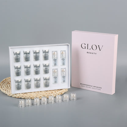 4 Glov Micro Infusion System Bundle + 12 Serums + 8 Needles + 24 Pairs Microneedle Eye Patches + Glov Moisturizer Deep Hydration - Glov Beauty