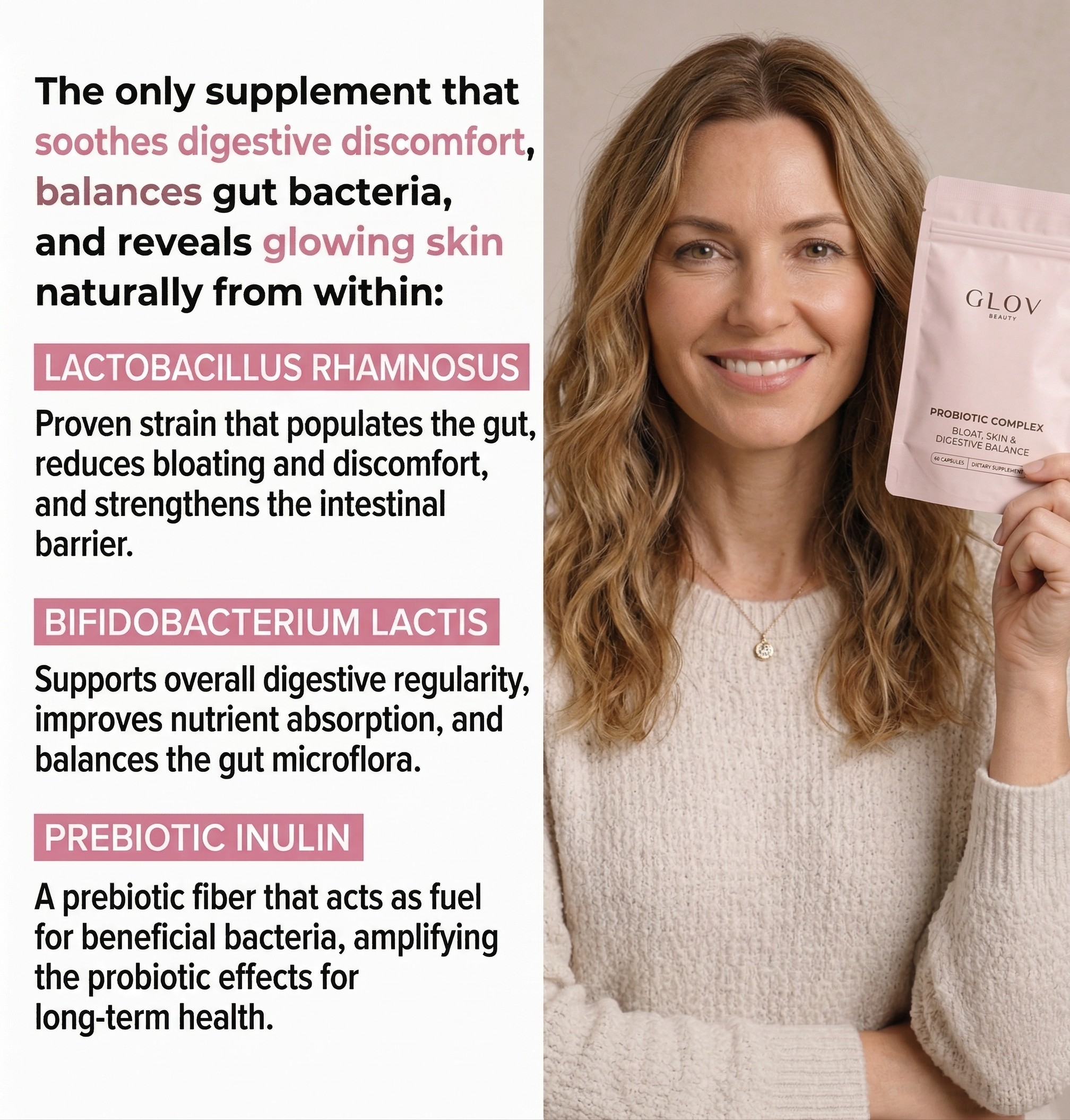 Probiotic Complex - Bloat, Skin & Digestive Balance