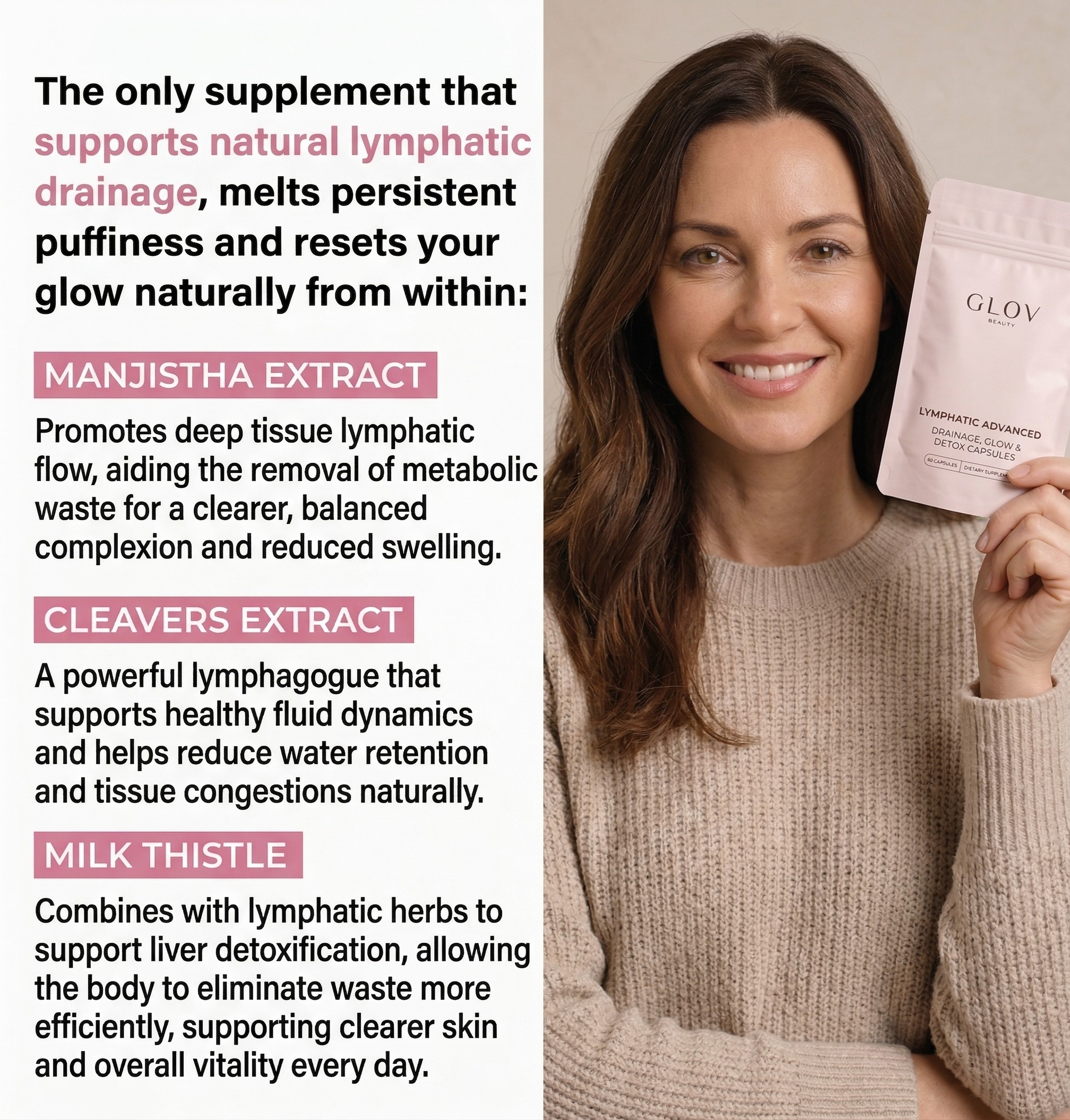 Lymphatic Advanced - Drainage, Glow & Detox Capsules