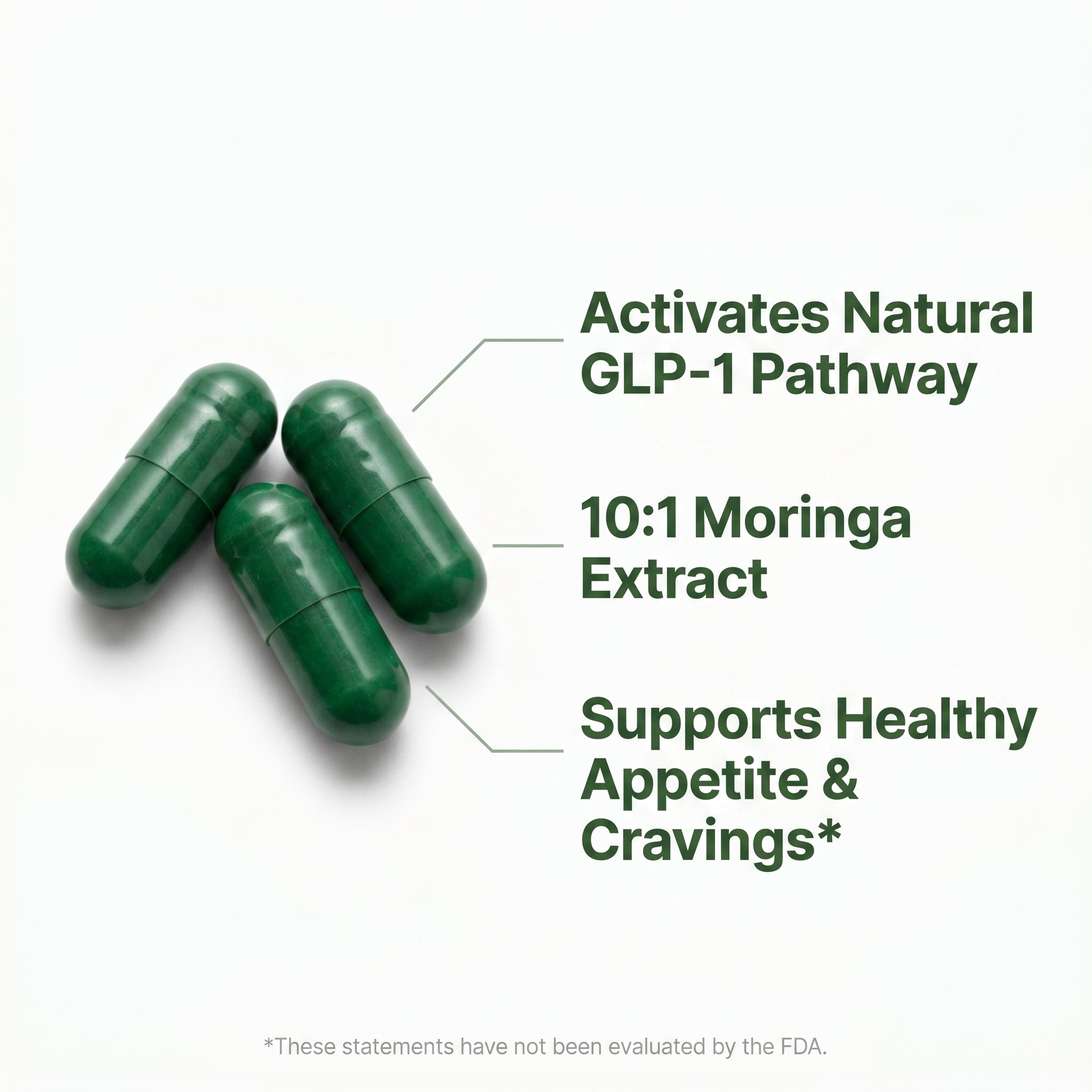 Moringa Lean - Natural GLP-1 & Cravings Capsules