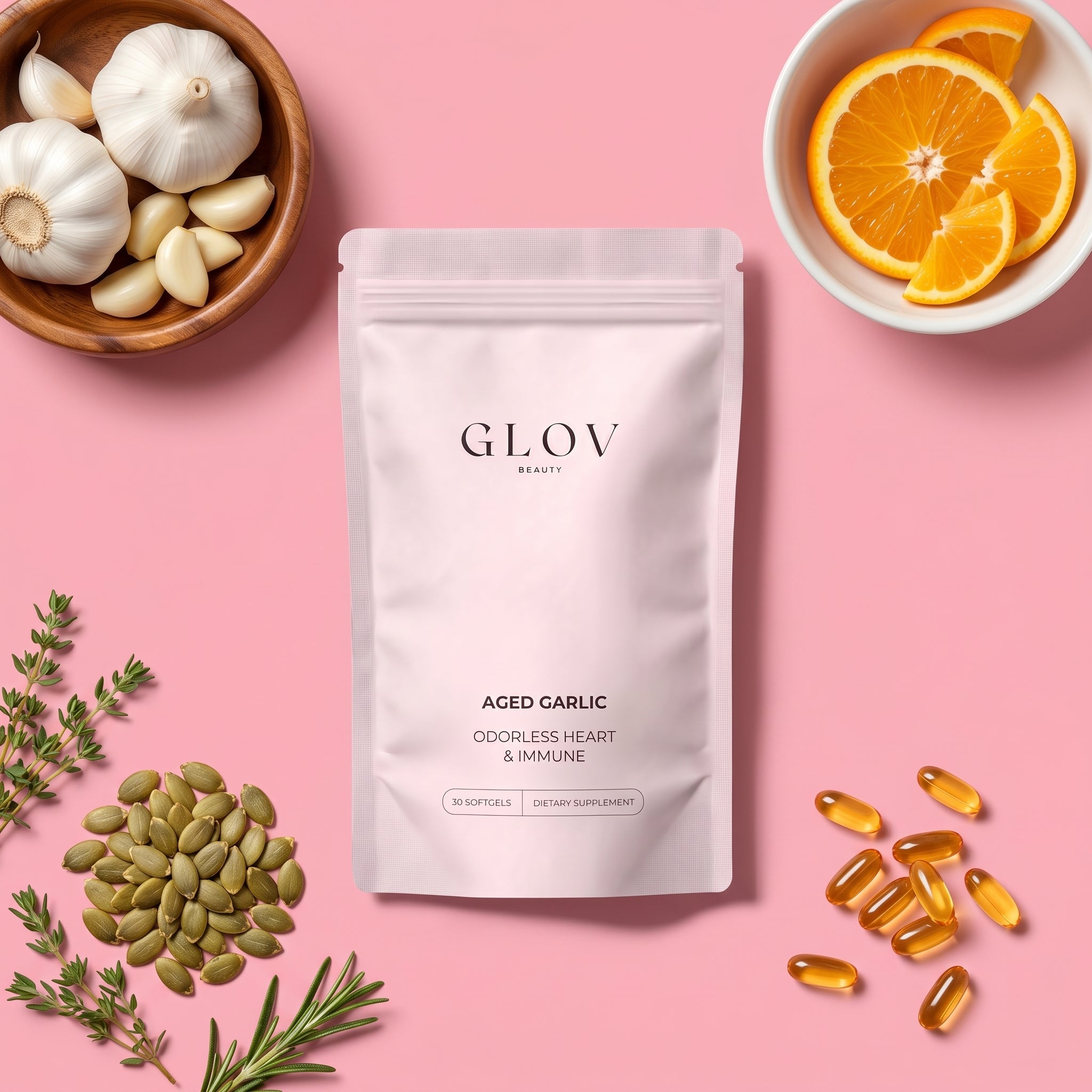 Aged Garlic Complex - Odorless Heart & Immune Softgels