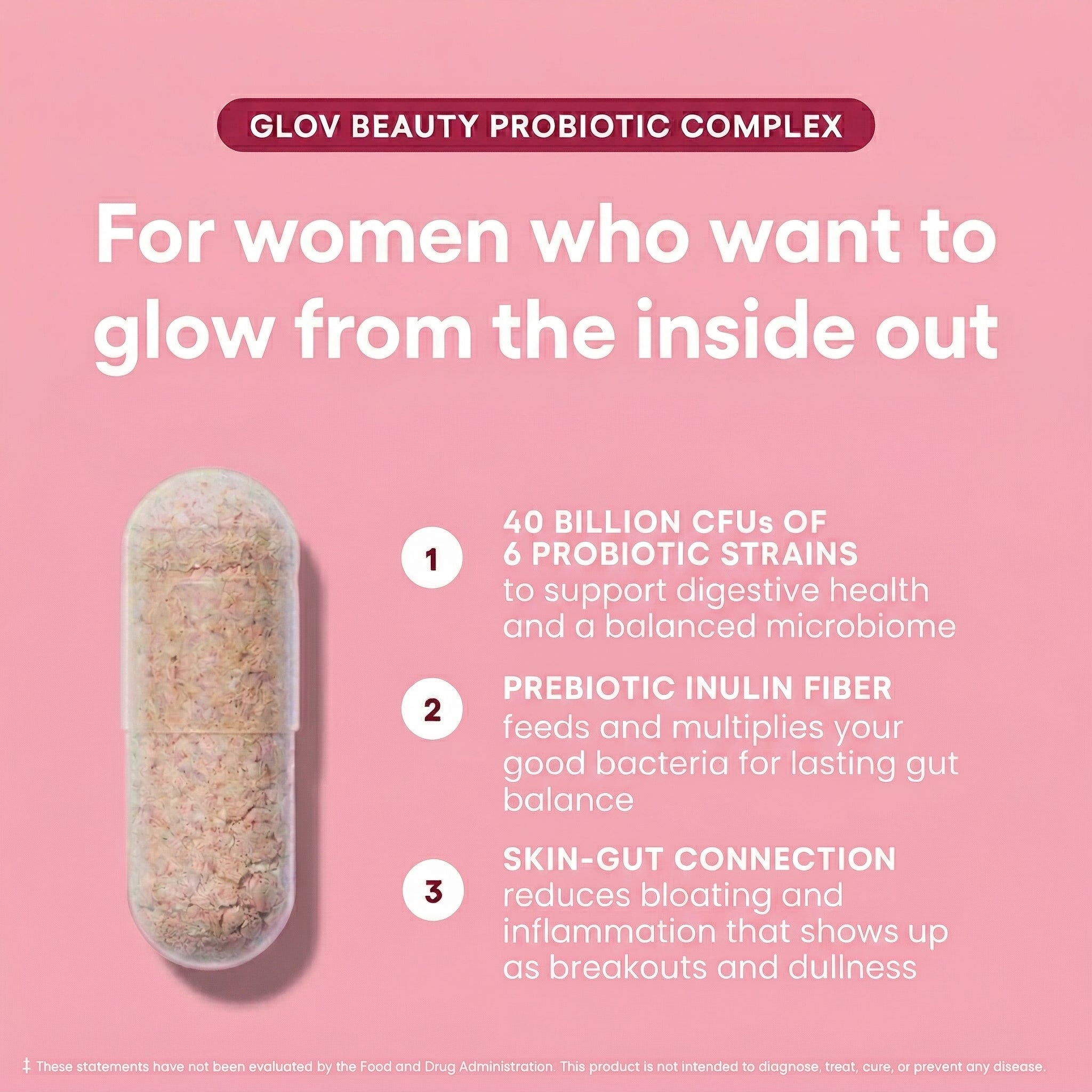 Probiotic Complex - Bloat, Skin & Digestive Balance
