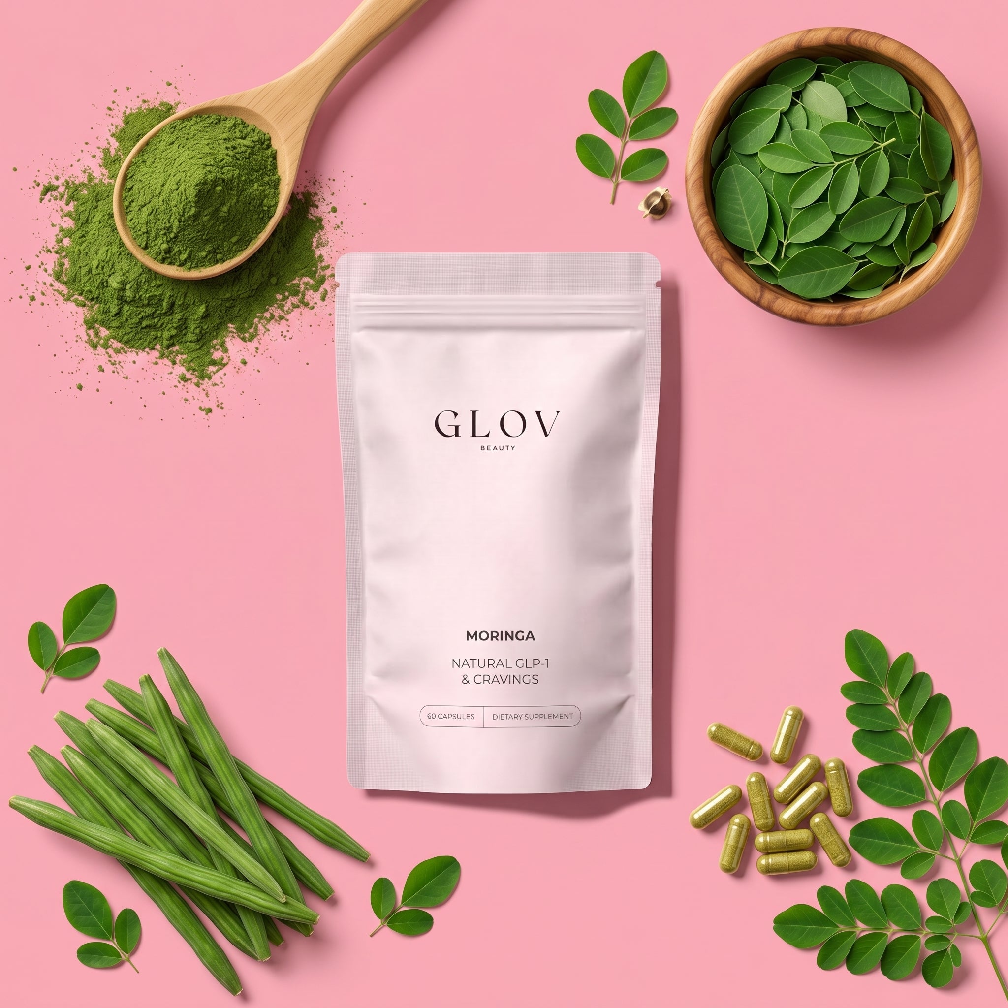 Moringa Lean - Natural GLP-1 & Cravings Capsules