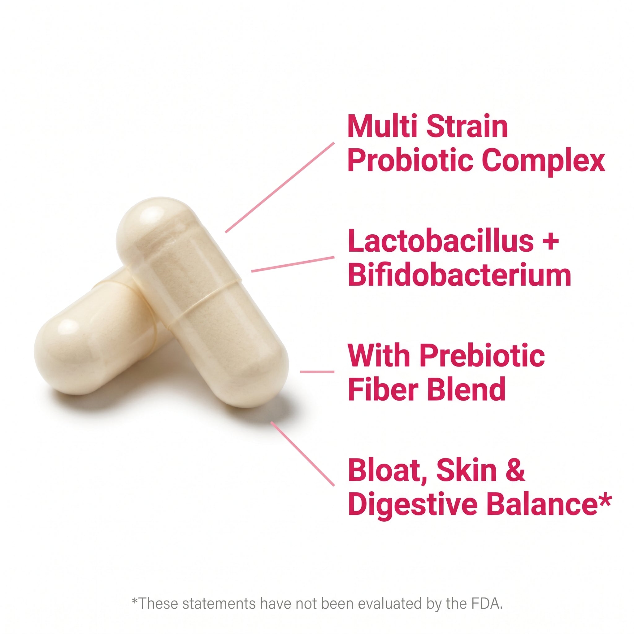 Probiotic Complex - Bloat, Skin & Digestive Balance