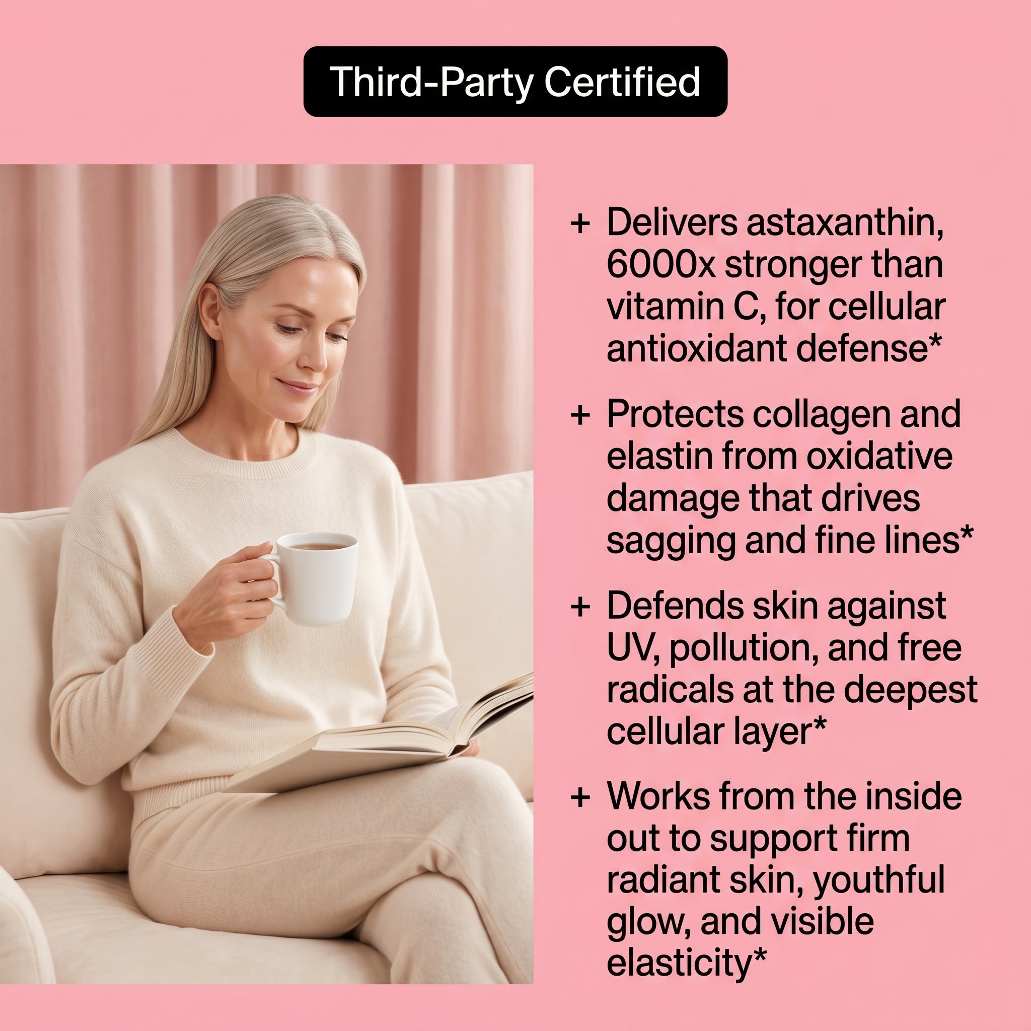 Astaxanthin Glow - Advanced Antioxidant & Skin Defense Softgels