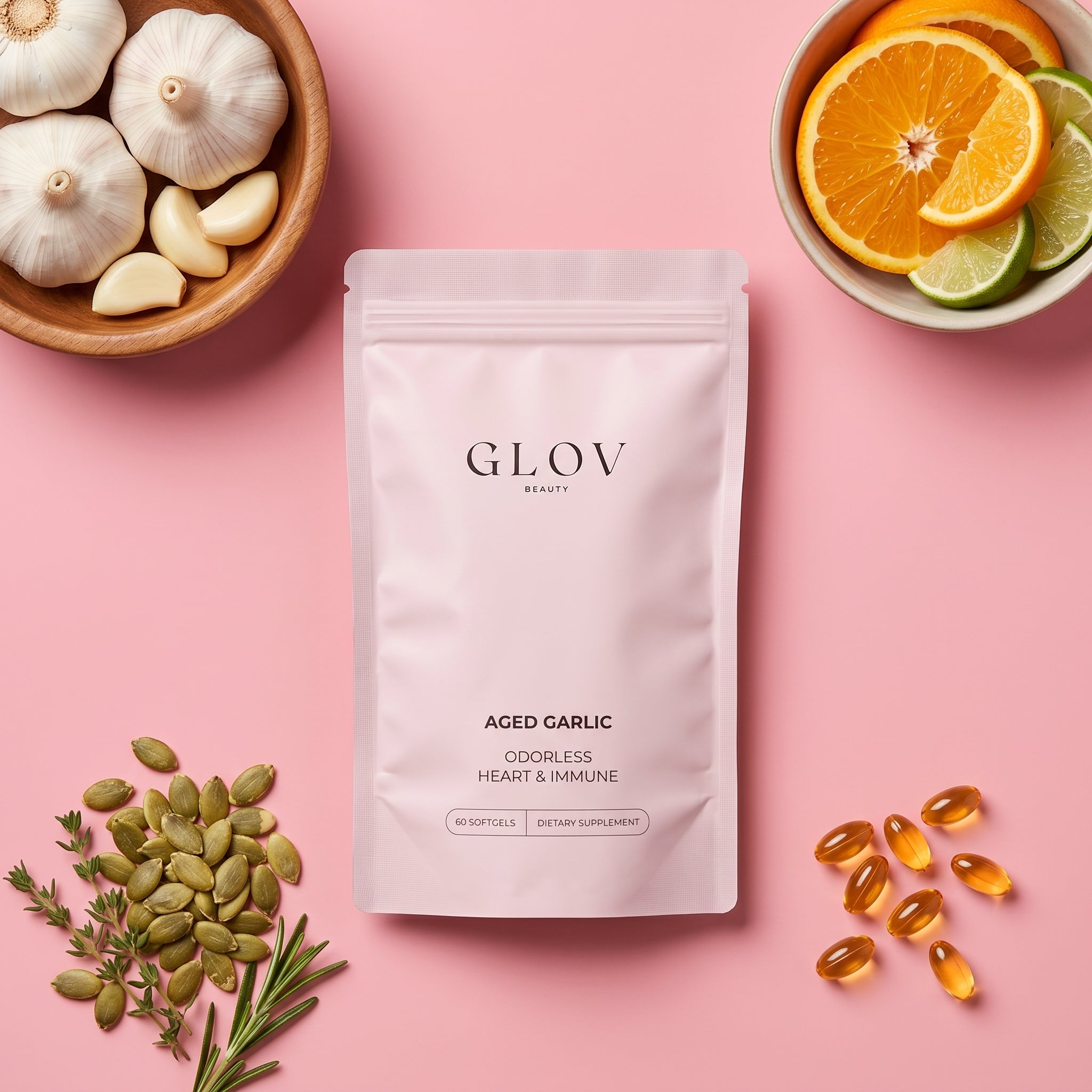 Aged Garlic Complex - Odorless Heart & Immune Softgels