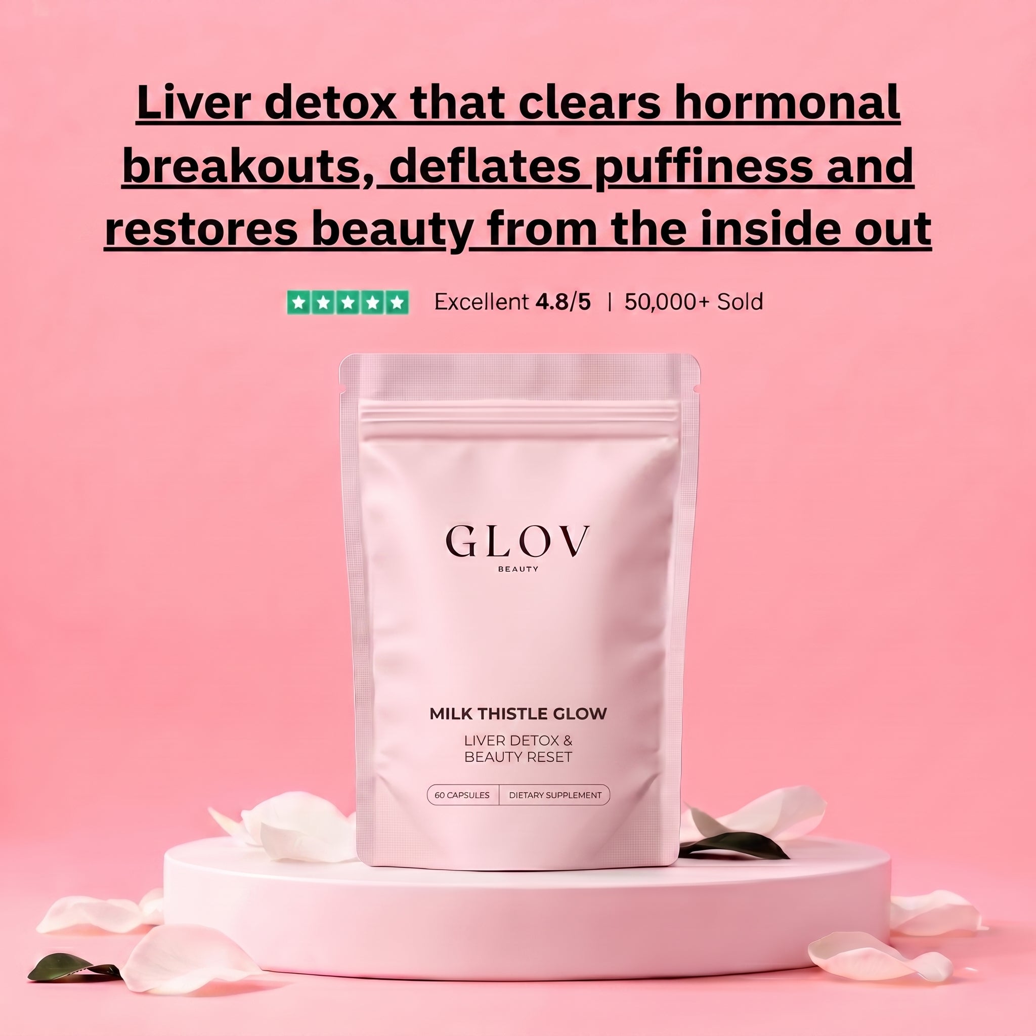 Milk Thistle Glow - Liver Detox & Beauty Reset Capsules