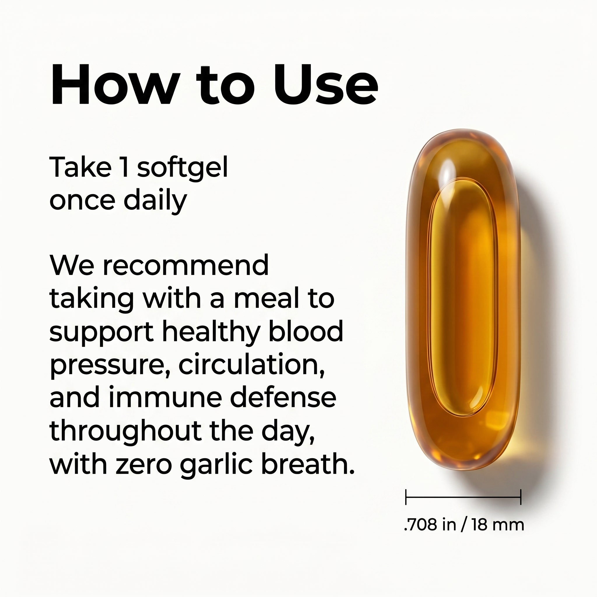 Aged Garlic Complex - Odorless Heart & Immune Softgels