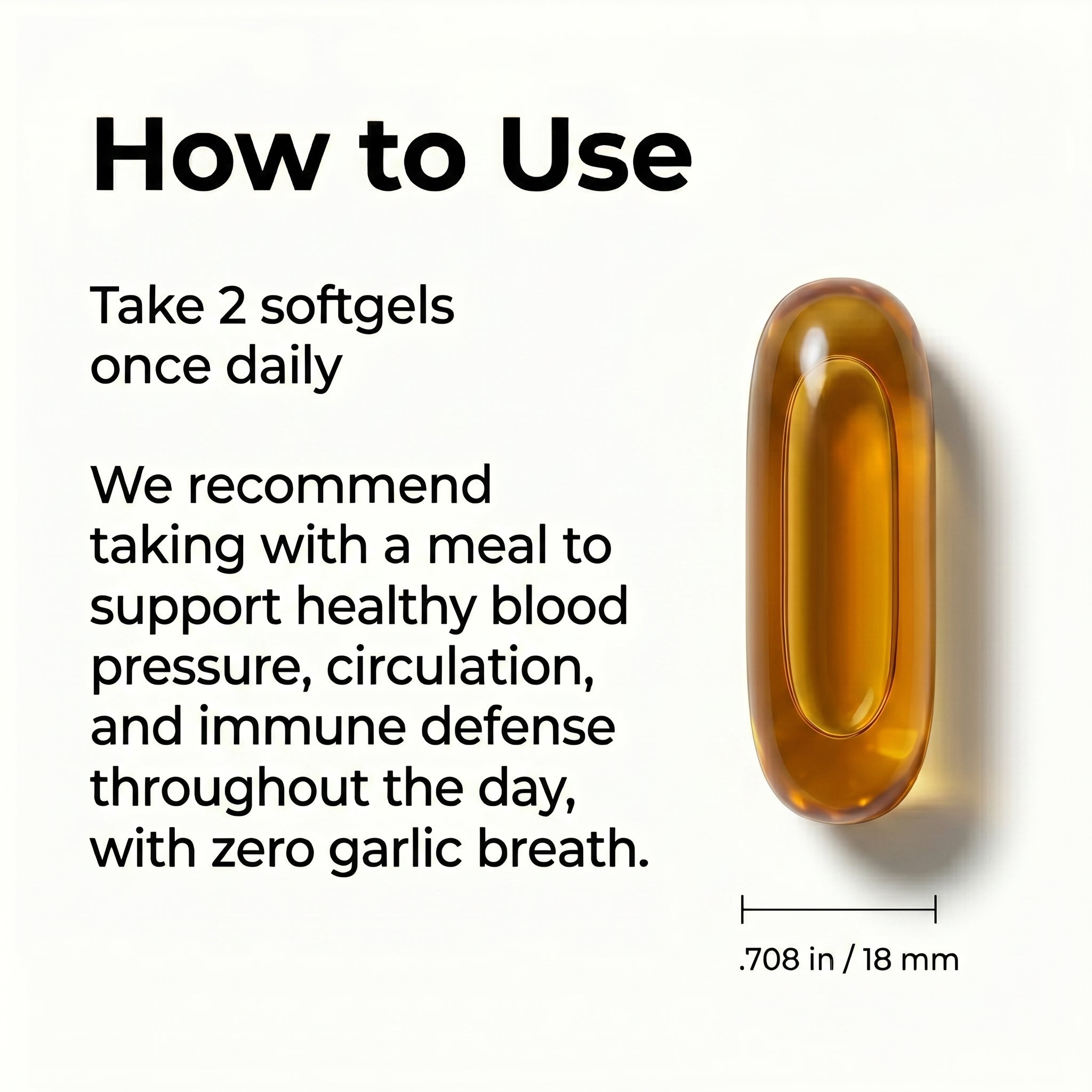 Aged Garlic Complex - Odorless Heart & Immune Softgels