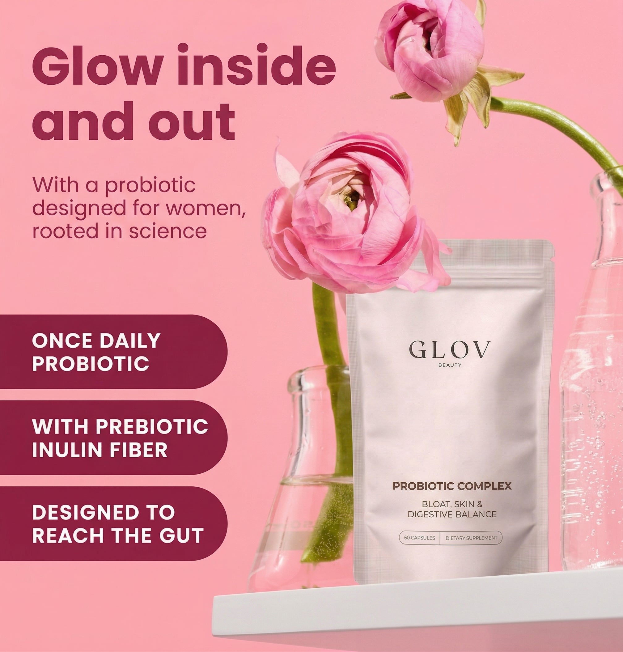 Probiotic Complex - Bloat, Skin & Digestive Balance