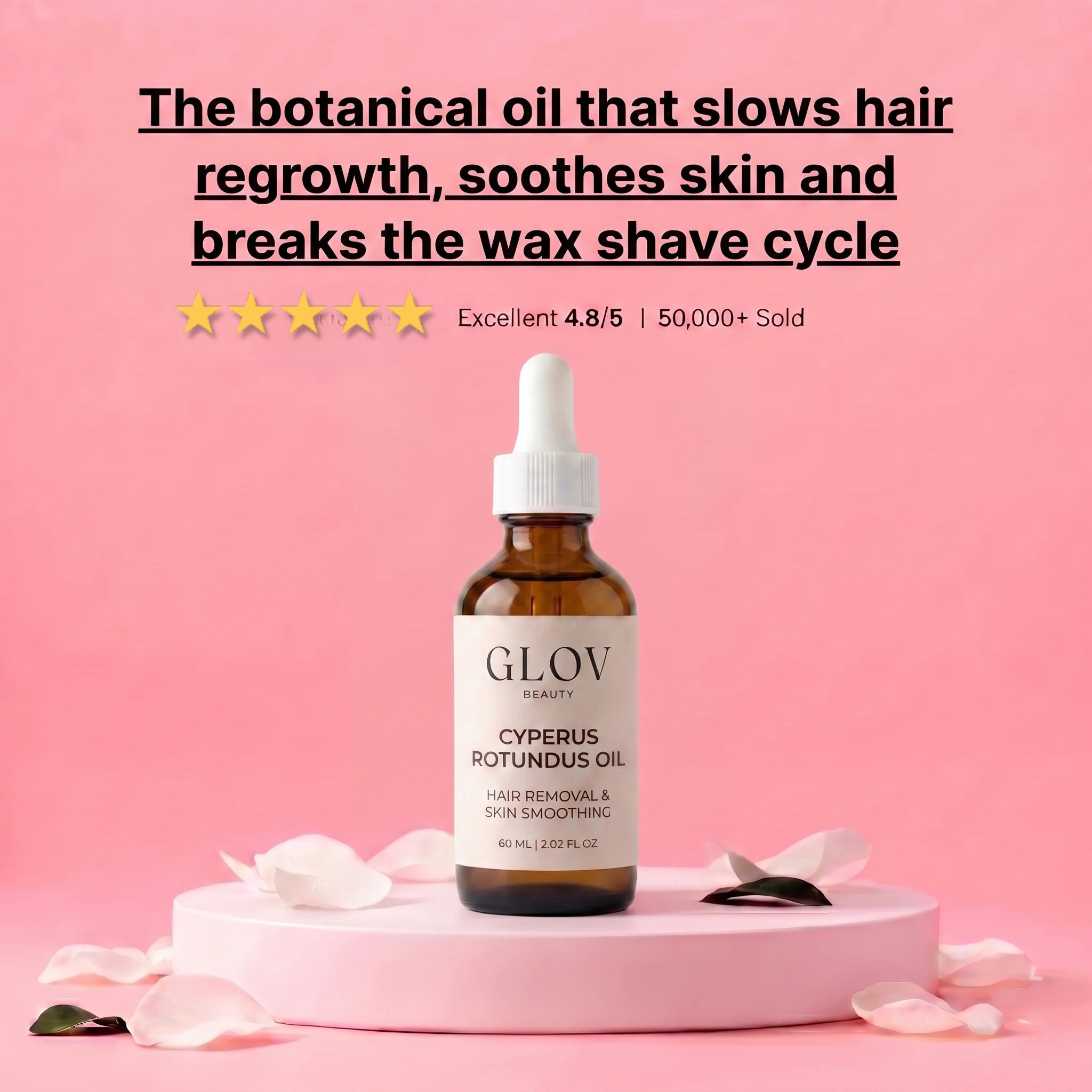 Cyperus Rotundus Oil - Hair Removal & Skin Smoothing Formula