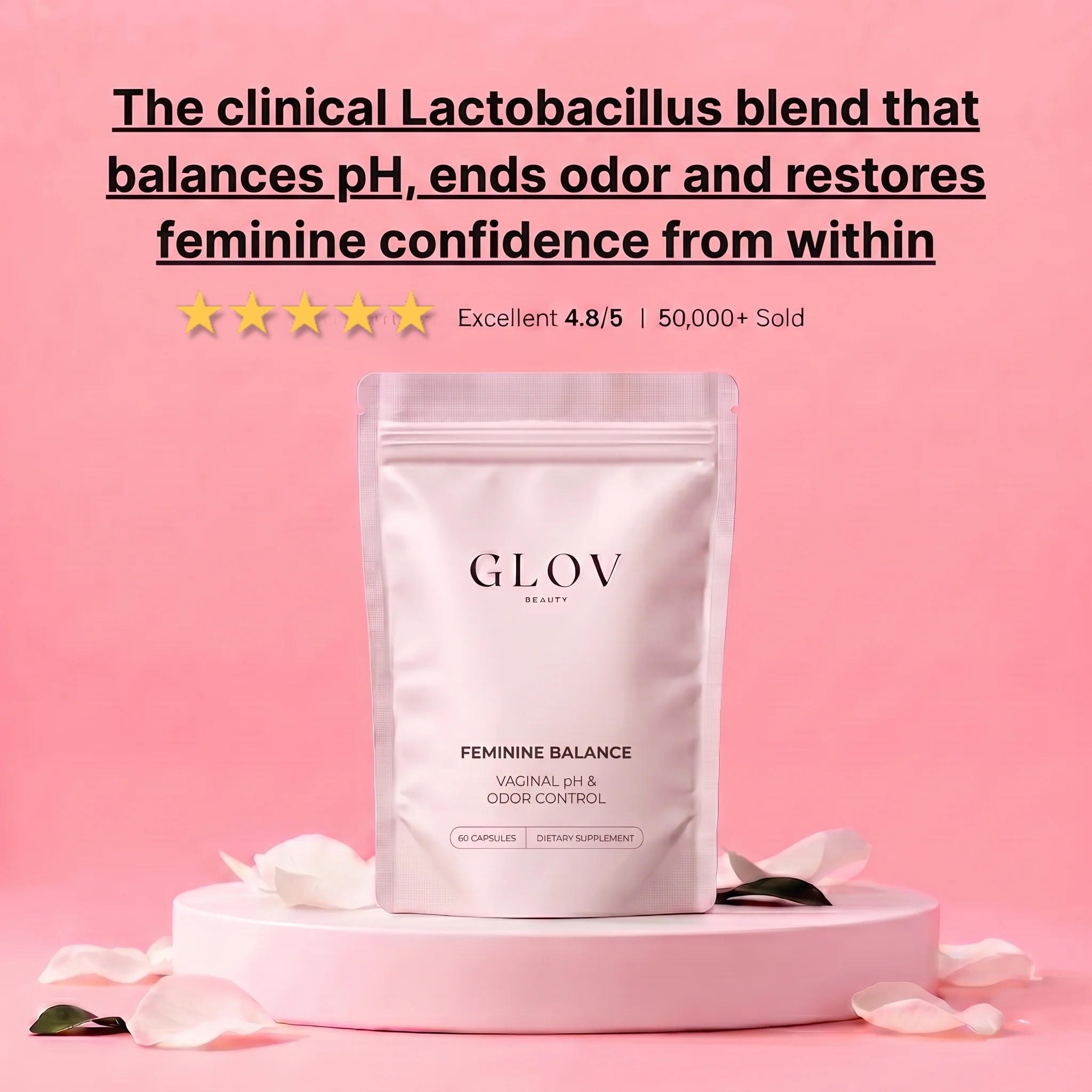 Feminine Balance - Vaginal pH & Odor Control Capsules