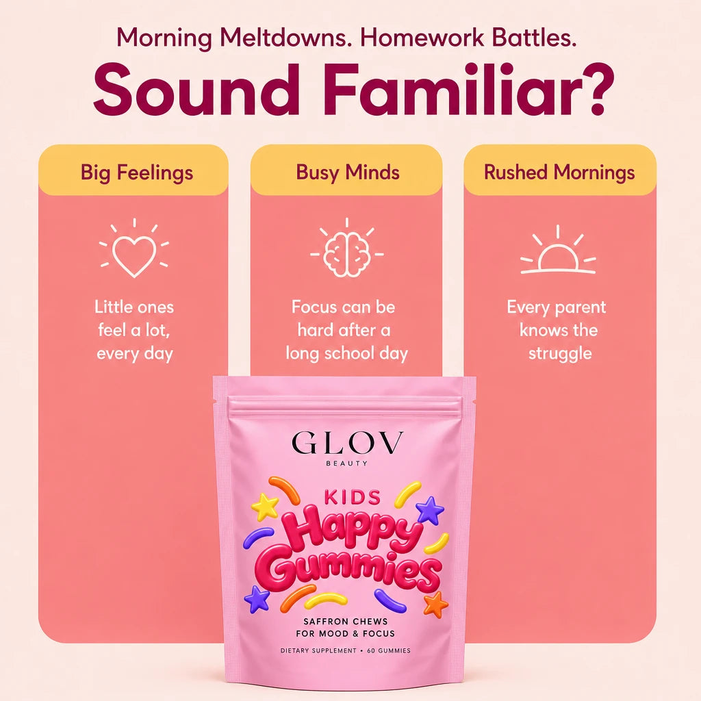 Happy Gummies for Kids - Saffron Chews for Mood & Focus