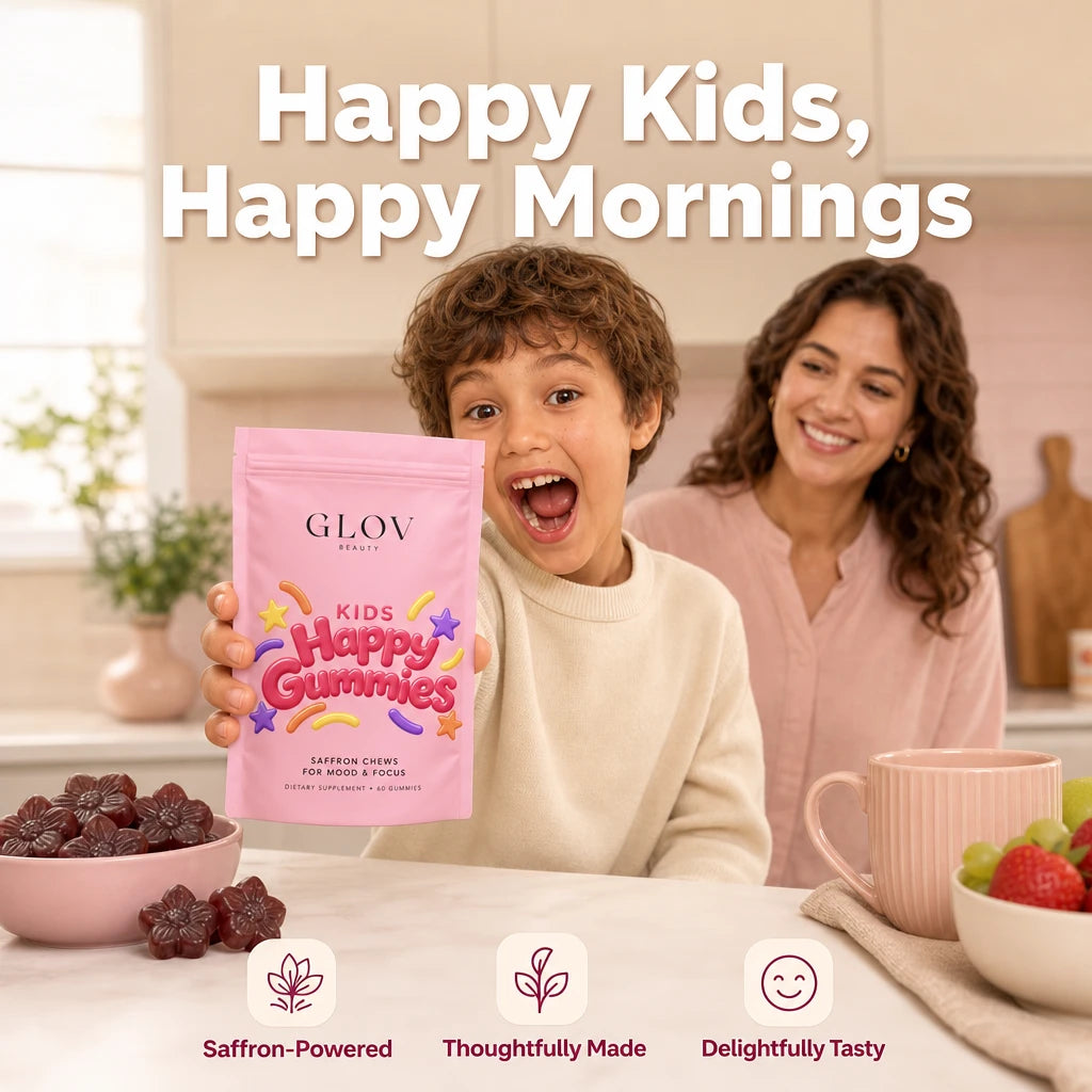Happy Gummies for Kids - Saffron Chews for Mood & Focus