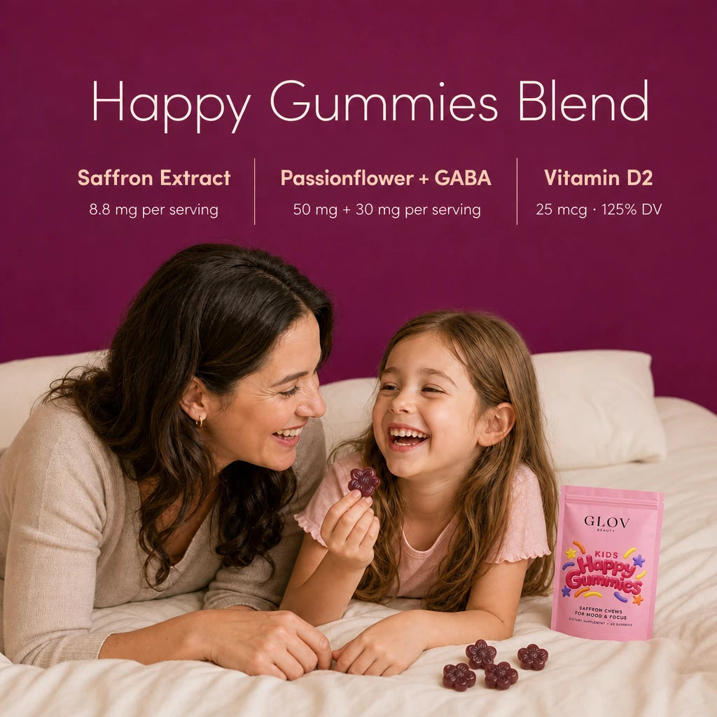 Happy Gummies for Kids - Saffron Chews for Mood & Focus