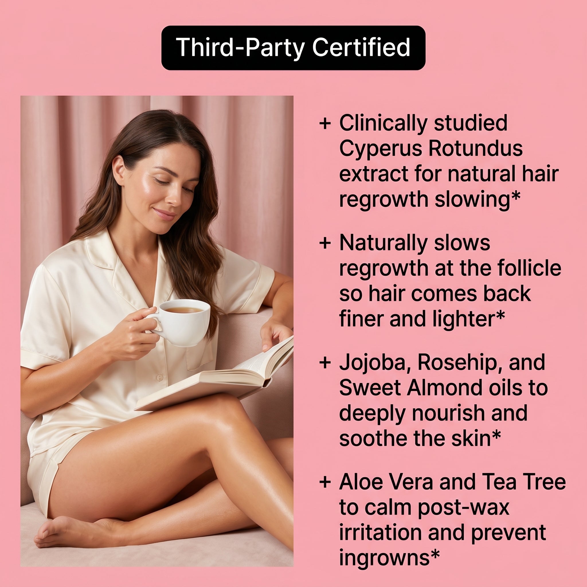Cyperus Rotundus Oil - Hair Removal & Skin Smoothing Formula